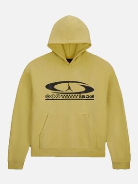 Jordan x Travis Scott Pullover Hoodie Celery FQ7821-308 Size S Cactus Jack